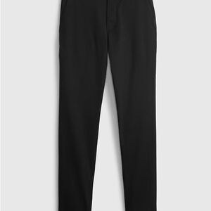 Black Modern Slim Khakis